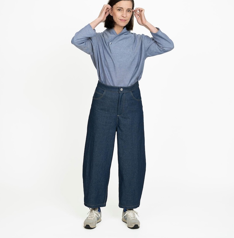 Barrel-Leg Trousers XS-L - The Assembly Line Schnittmuster